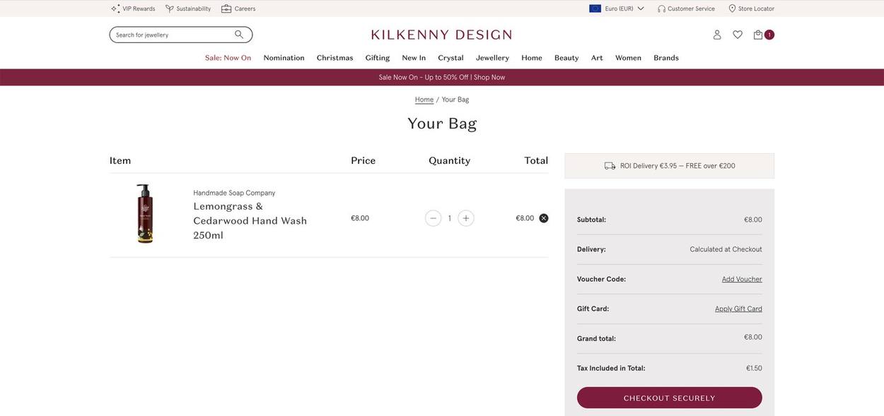 Kilkenny Design bag page