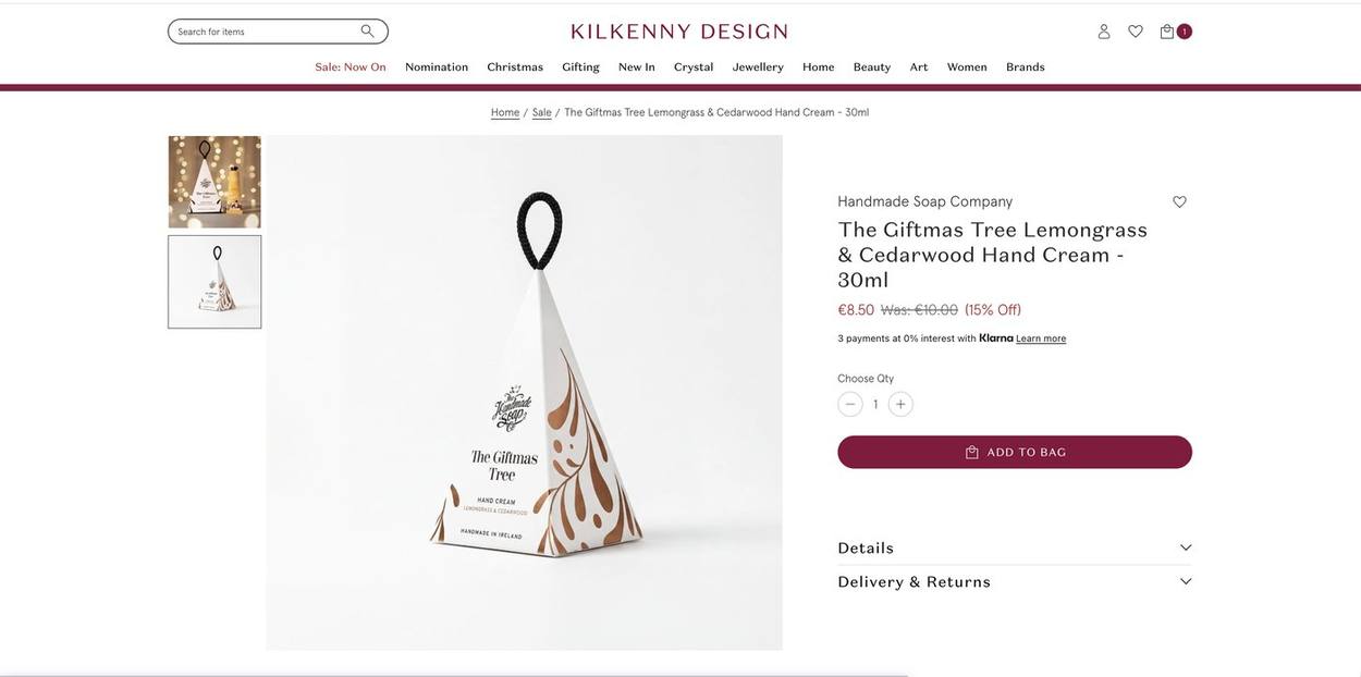Kilkenny Design product page