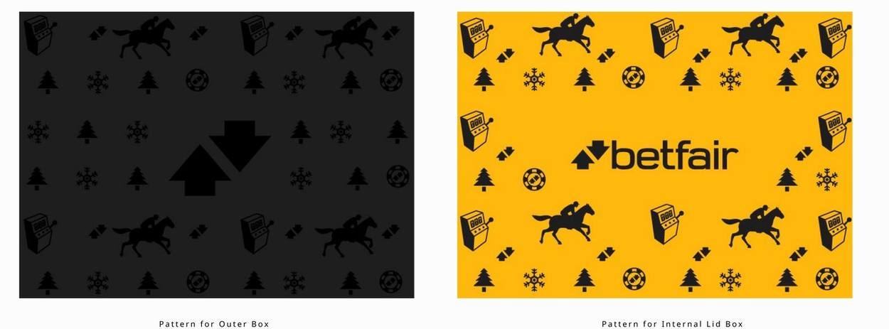 Racing, casino and Christmas icons pattern